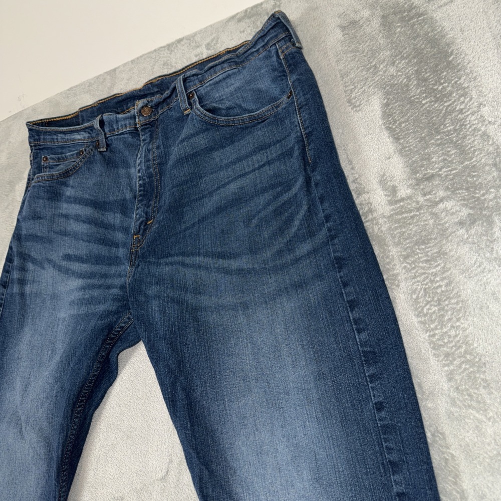 Vintage Levi's 505 Straight Leg‎ 40x30 Blue Jeans Regular Whispering Stone Wash - Picture 5 of 13